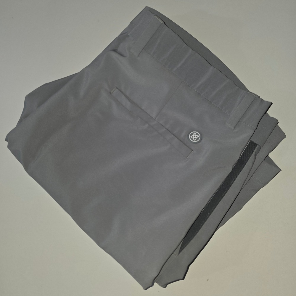 G/FORE Maverick Hybrid Golf Shorts Men 33 Gray Stretch Performance Chino
